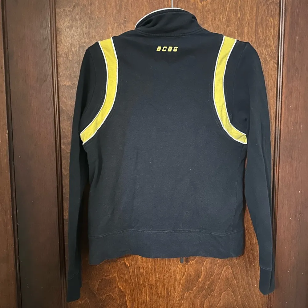 BCBG Y2K Zip Front Track Jacket Size L Black Size L - Image 3