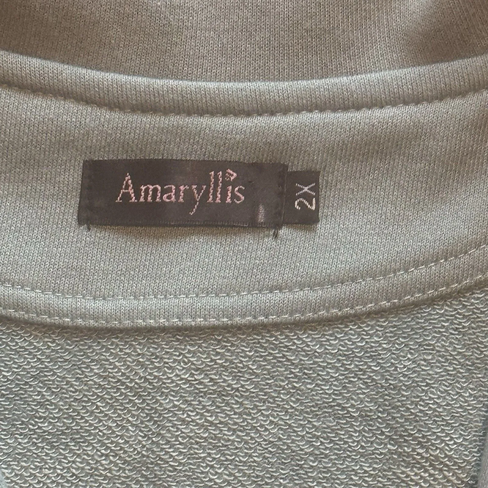 Womens Jersey Coatigan Jacket Button Cardigan Size 2XL Casual Knit Sage Green - Image 2