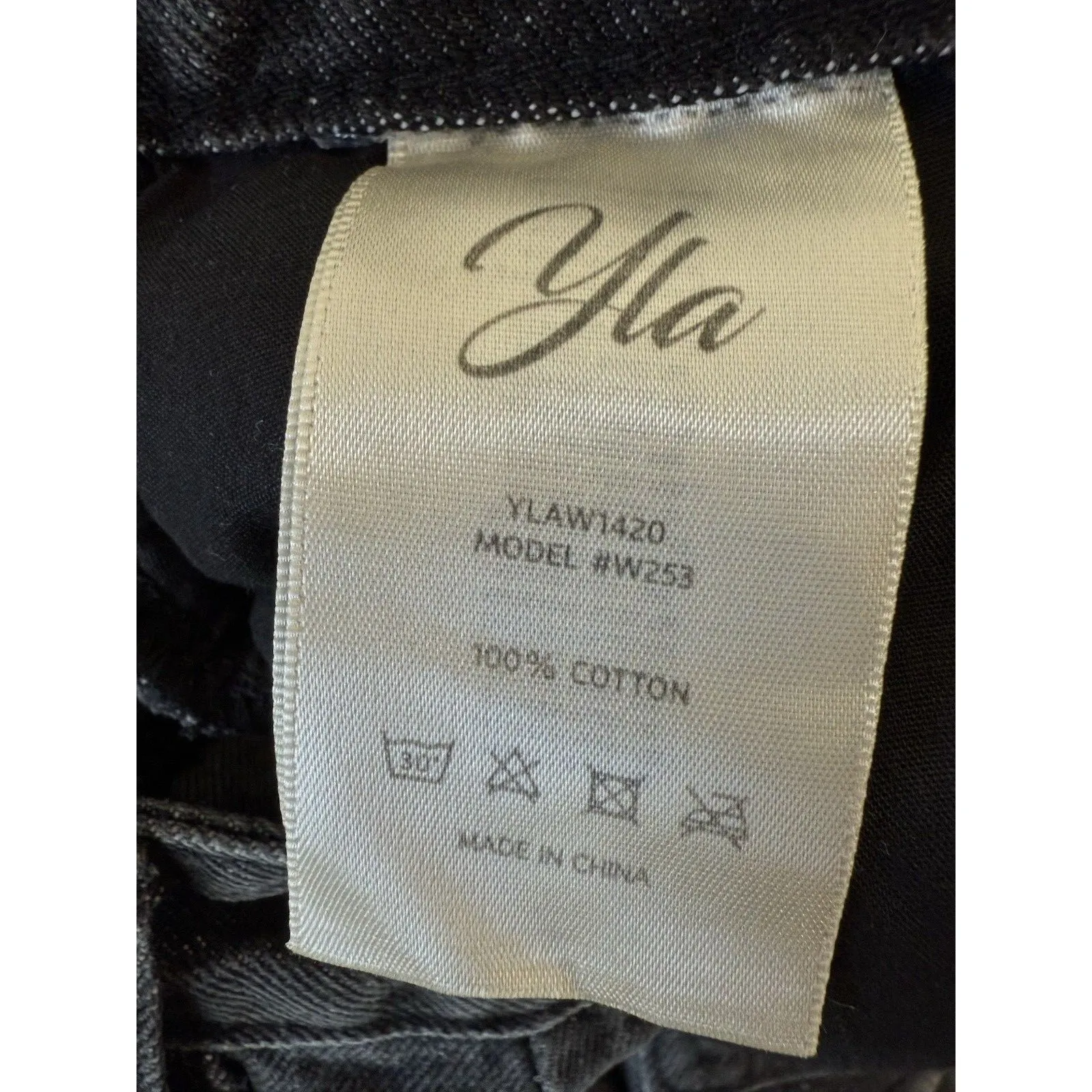 YoungLA Carryall Cargo Jeans Women's Size‎ S Vintage black gaggy barrel Y2K - Image 15