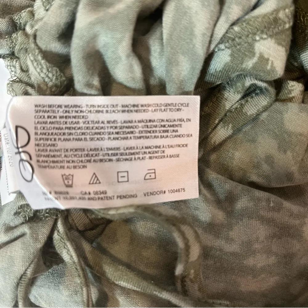 SkinnyGirl Jeans Brand Soft Stretchy Green Connie Ruched Midi Dress Size XL New! - Image 8