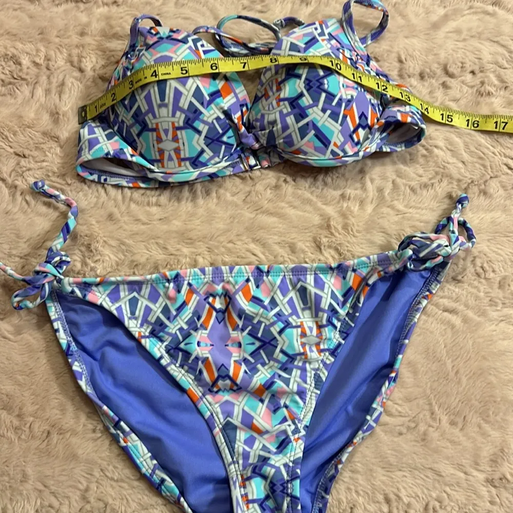 xhilaration multi-colored Bikini 👙 top: medium | bottoms: large - Image 8