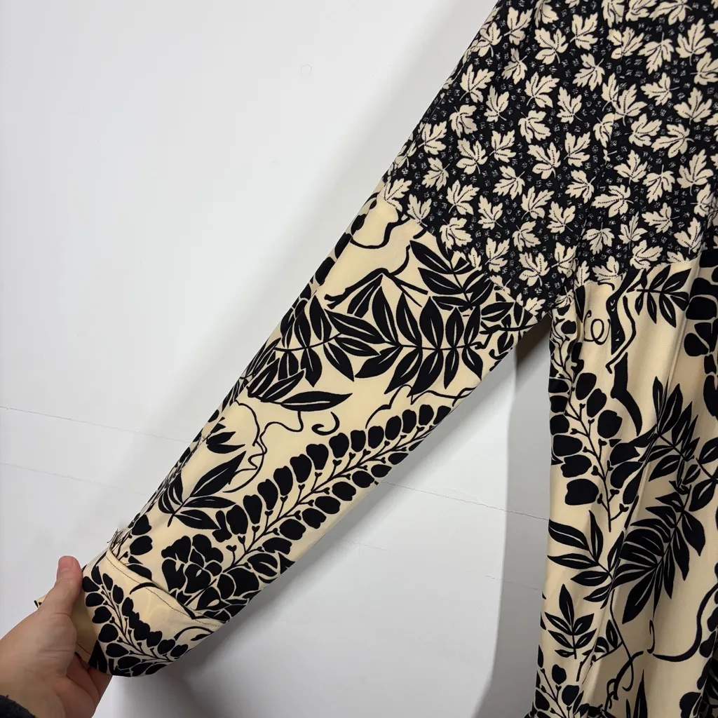 Norma Kamali Floral Mini Dress Size Large - Image 8