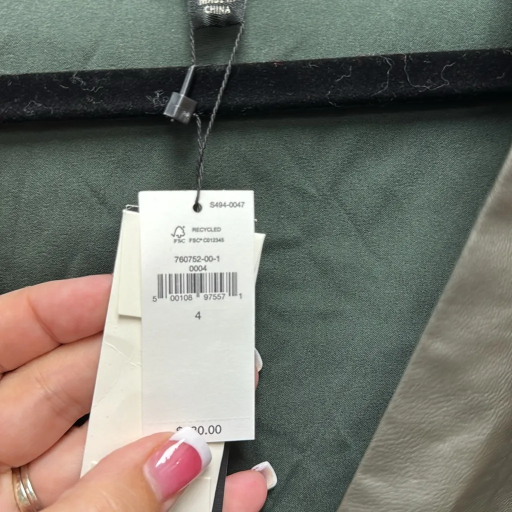 Banana Republic Pleather Wrap Dress - Image 4