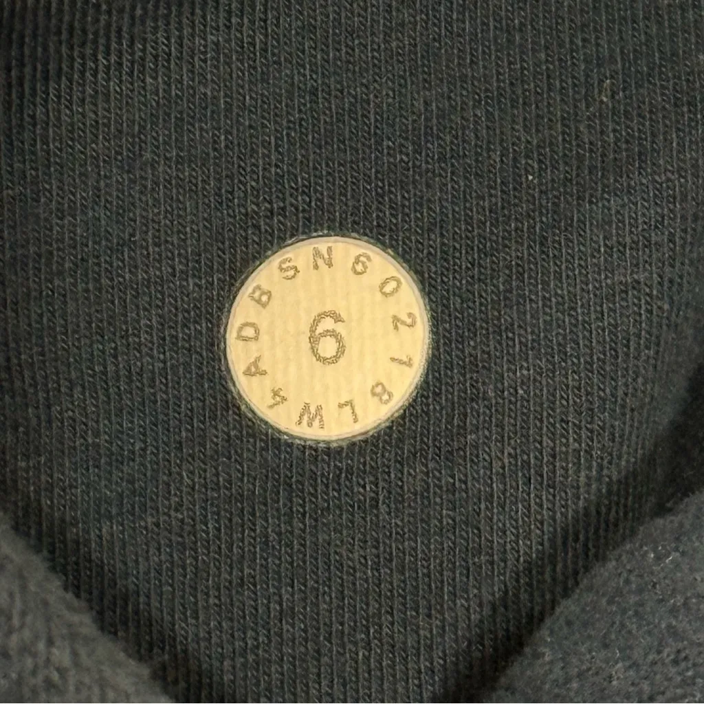 Lululemon Scuba Hoodie Size 6 Mach Blue Light Cotton Fleece Zip Up Winter Cozy - Image 11