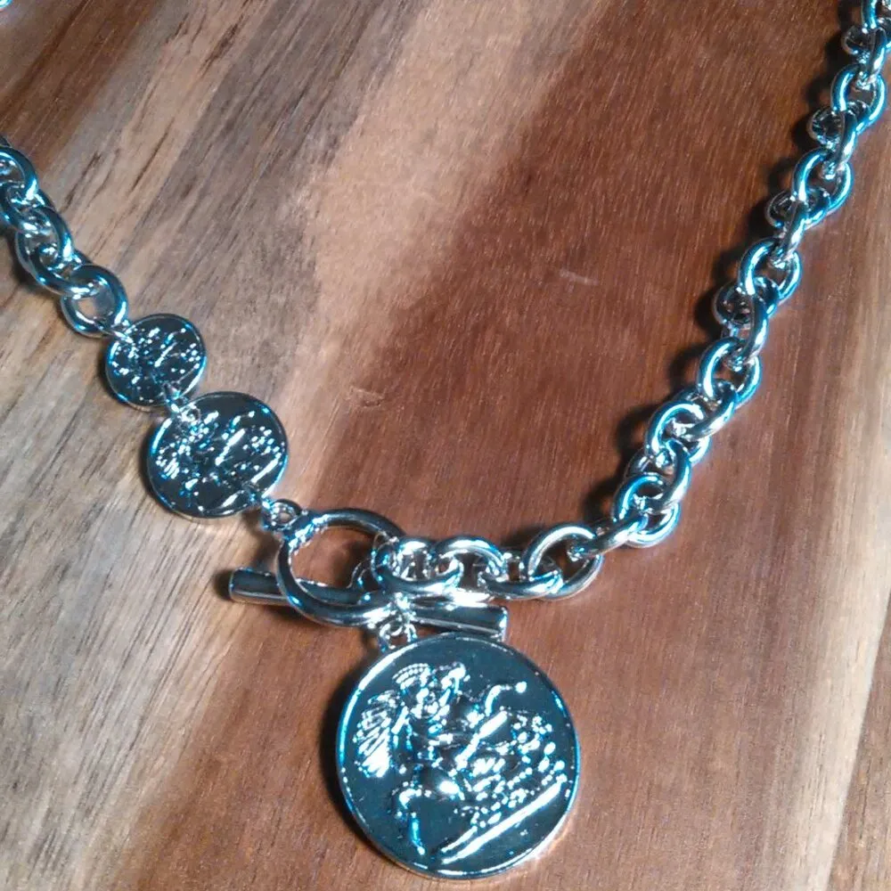 Rider on Horse Coin Necklace - Image 5