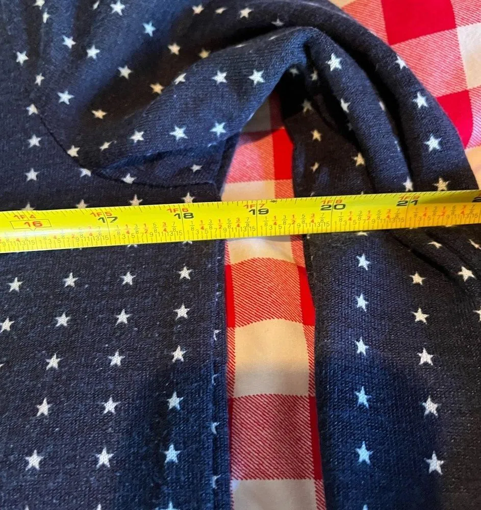 Banana Republic navy white star sweater - Image 4