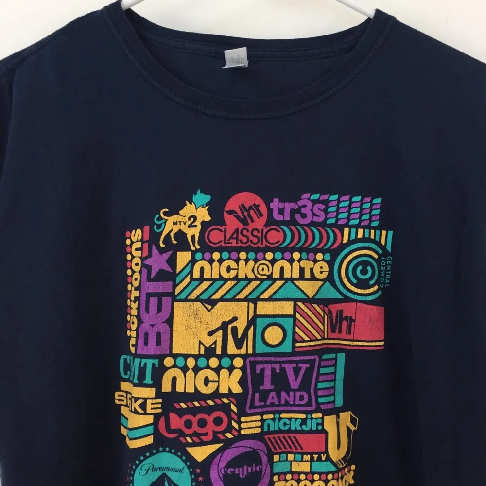 Graphic Tee Short Sleeve Blue Unisex - Image 2