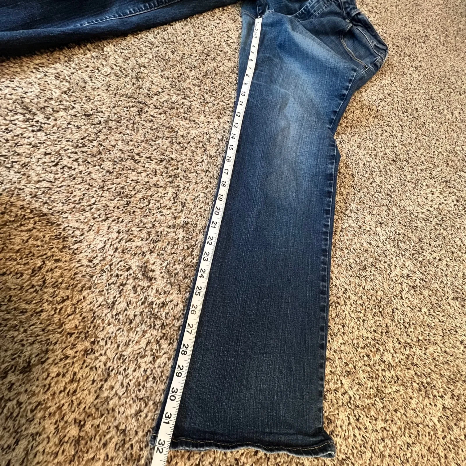 Eddie Bauer Women's Size 14 Bootcut Jeans Medium Wash Cotton Blend - Image 8