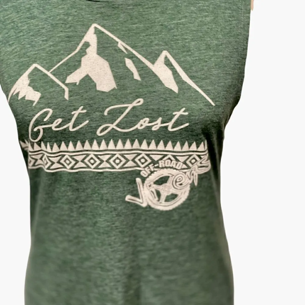 Off Road Vixens Green Get Lost Tank Top Green Size undefined - Image 2