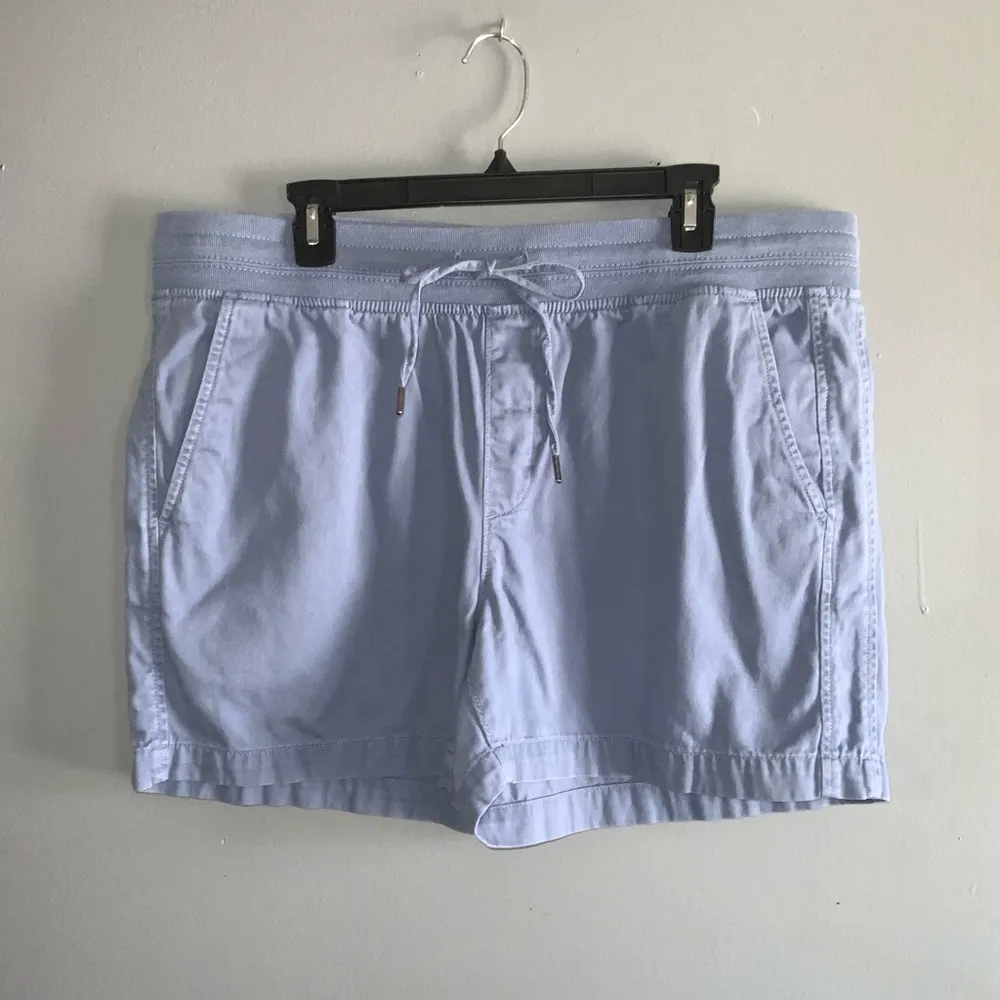 Orvis Sky Blue Relaxed Cotton Blend 5” Shorts Drawstring Pockets XL - Image 2