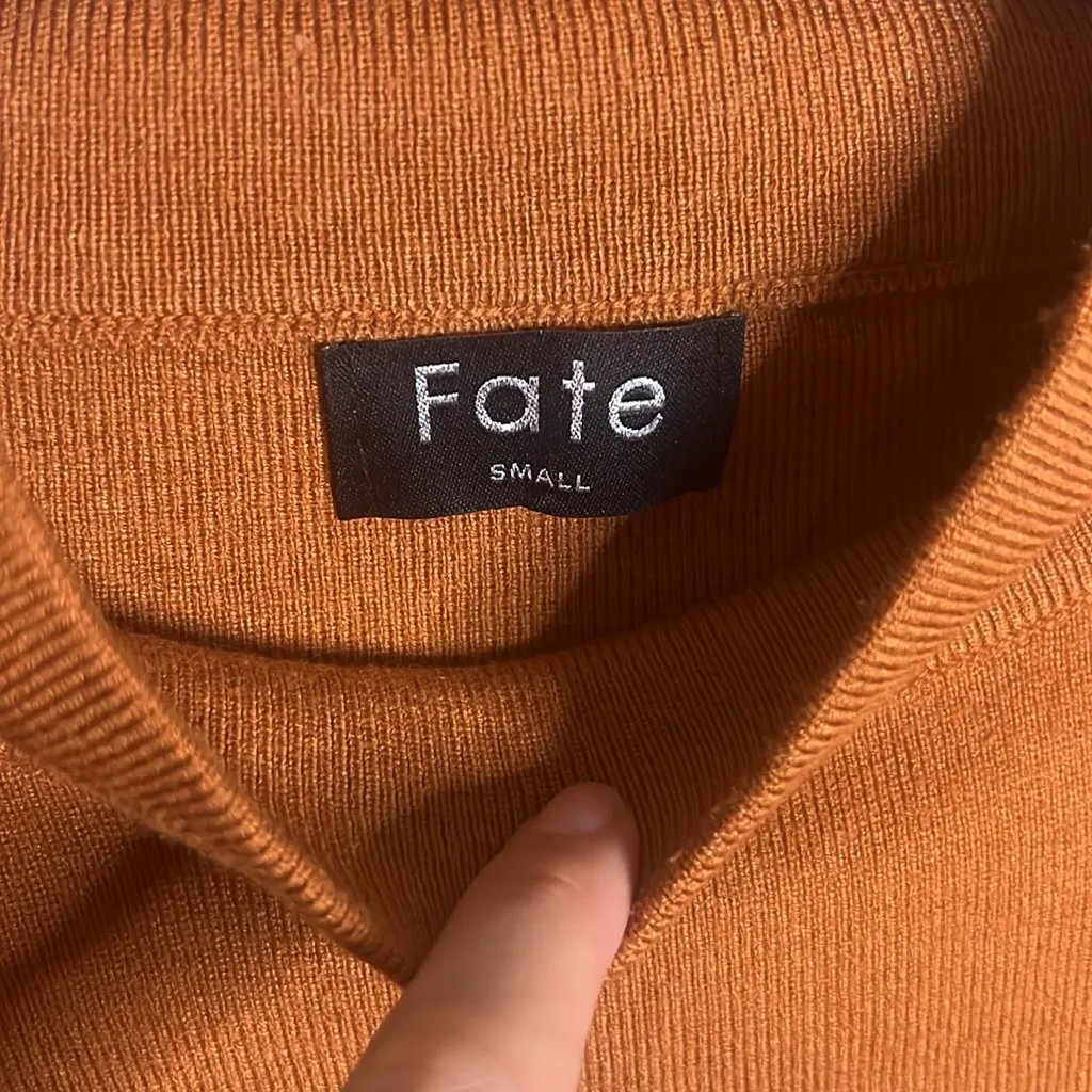 Fate Flare Sleeve Beaded Leaf Botanical Plant Flower Boho Brown Oversize S - Image 10