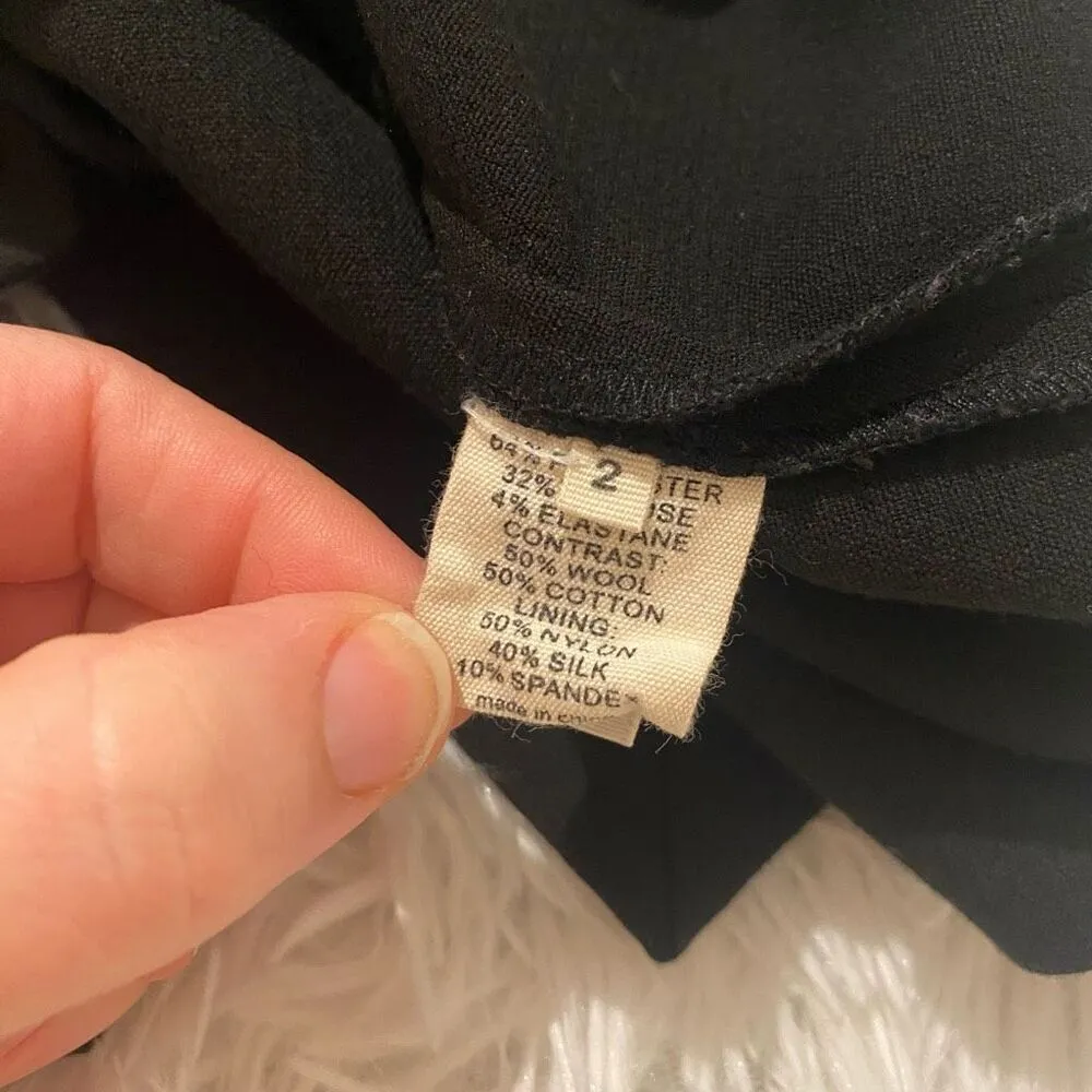 L’agence Cap Sleeve Sheath Mini Dress in Black Size 2 - Image 7