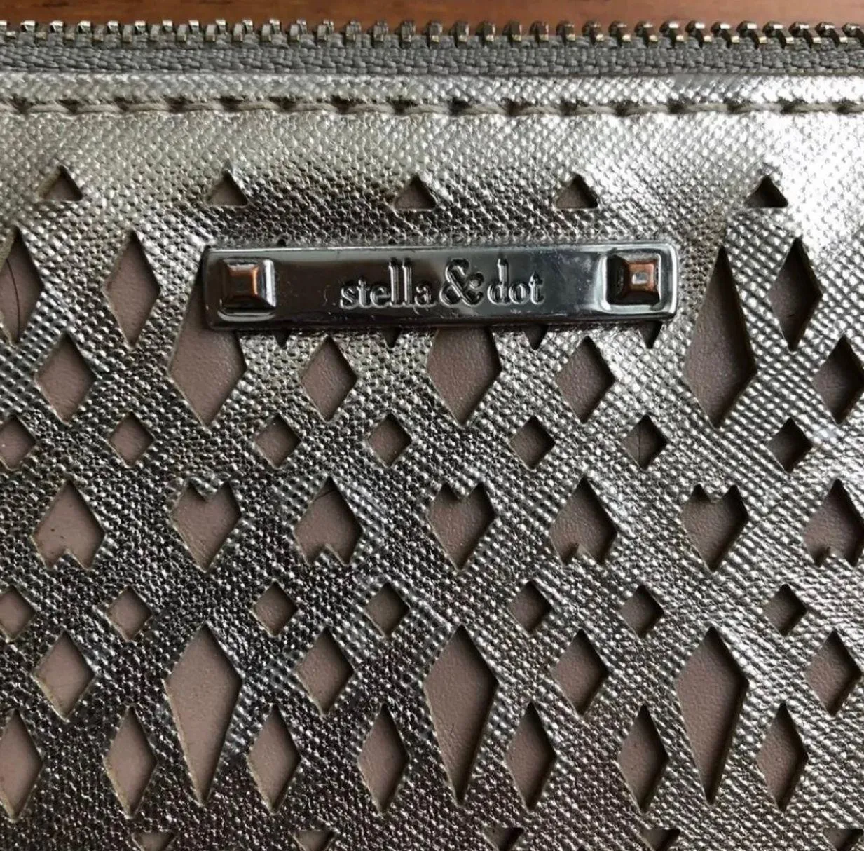 Stella And Dot Laser Cut Clutch  - Image 9