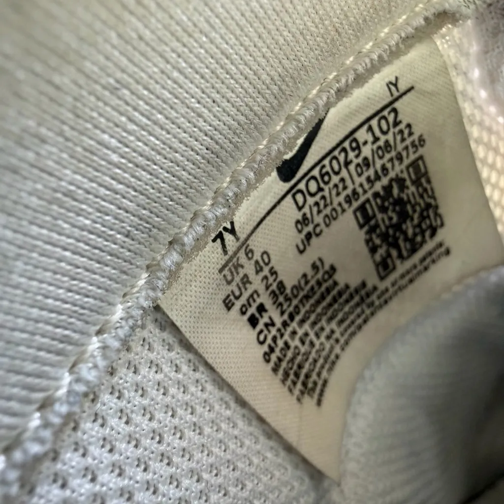 Nike Air Force 1 Unity GS White Grey Platinum Women’s 8.5/ 7Y DQ6029-102 - Image 8