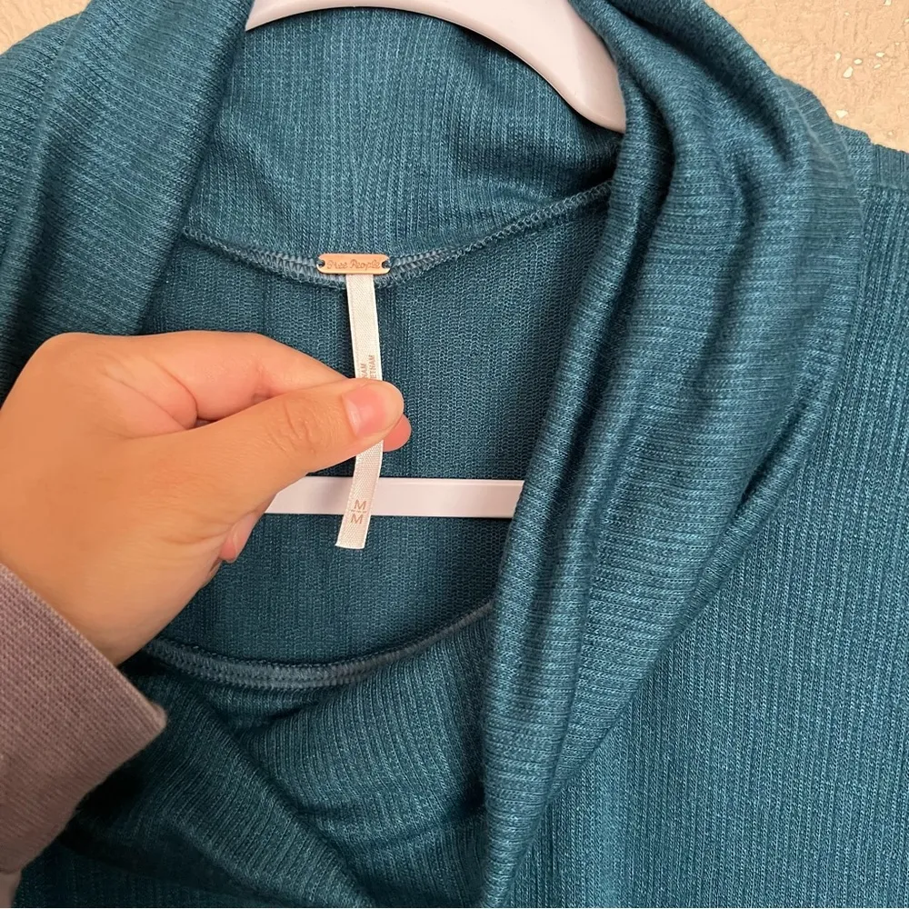 NWT Free People Sundown Dark Green Mini Dress Medium - Image 3