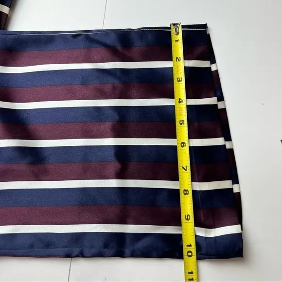 Joseph 100% Silk Pyjama Pants Wide Leg College Stripe Trousers Size 40 - Image 12