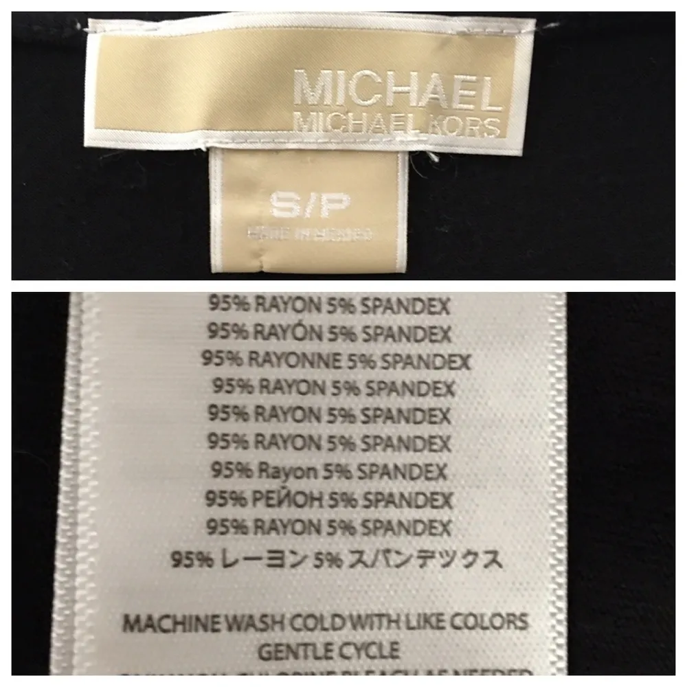 Michael Kors Black Top Size Small - Image 5