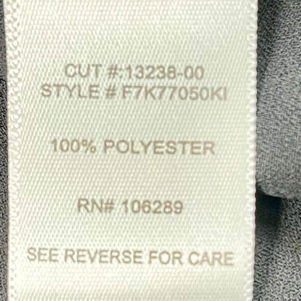 Society Girl Black V-neck Roll Up Sleeve Blouse XL - Image 12