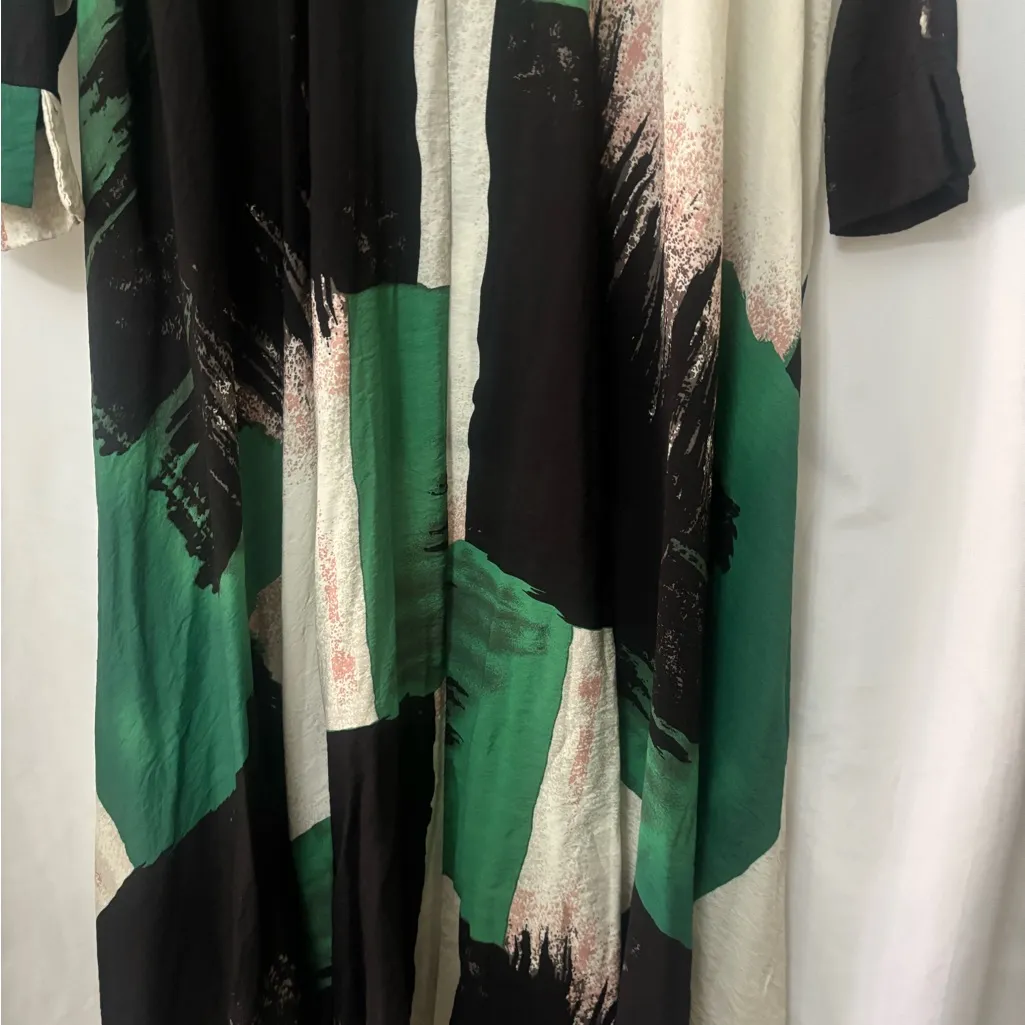 P. Luca Milano Artistic Tunic Top Green Size M - Image 5