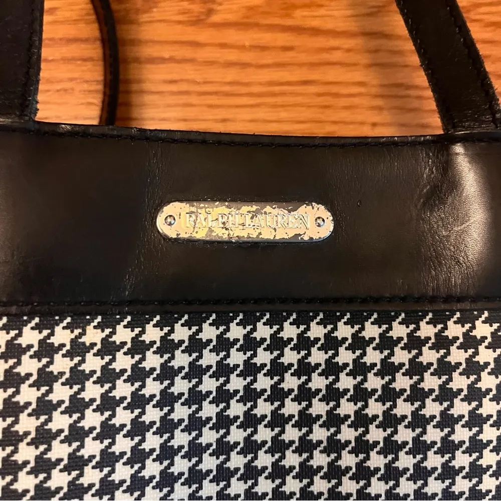 Ralph Lauren coated fabric & leather tote bag - Image 4