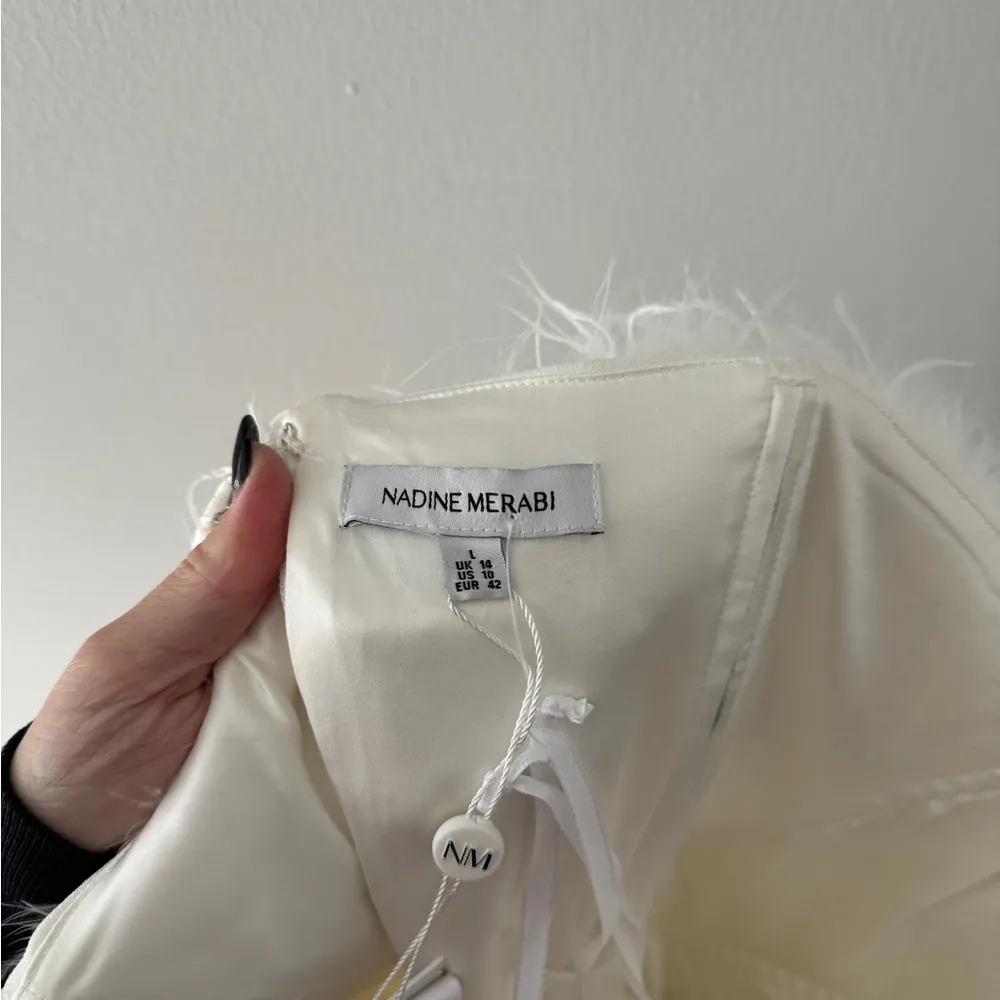 NADINE MERABI NWT Colette White Jumpsuit 10 - Image 15