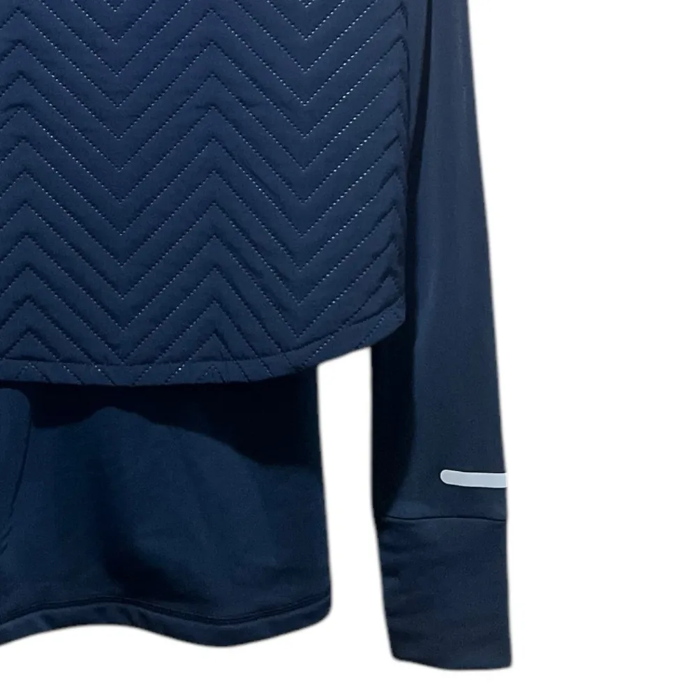 Sweaty Betty Fast Track Padded Running Jacket Navy Blue Size Small - Image 14