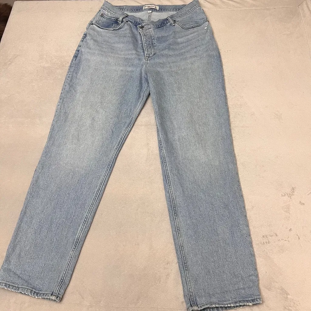 Abercrombie & Fitch Women's Jeans The Dad High Rise Curve Love Denim Sz  31/ 12R - Image 3