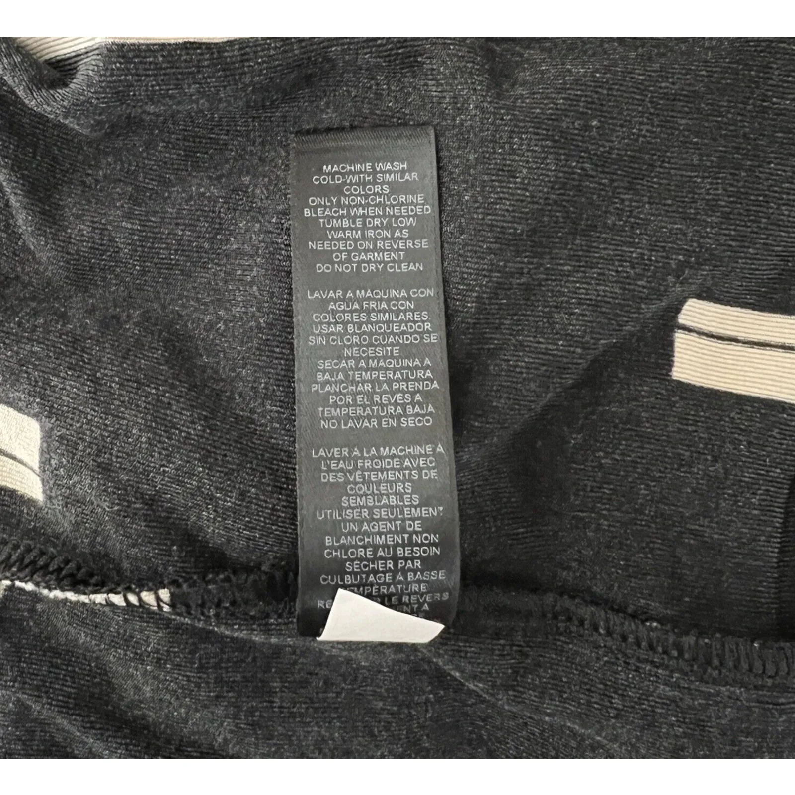 Chicos Dress Women‎ XS Black Cream Geometric Maxi Travelers Career Casual Slinky - Image 9