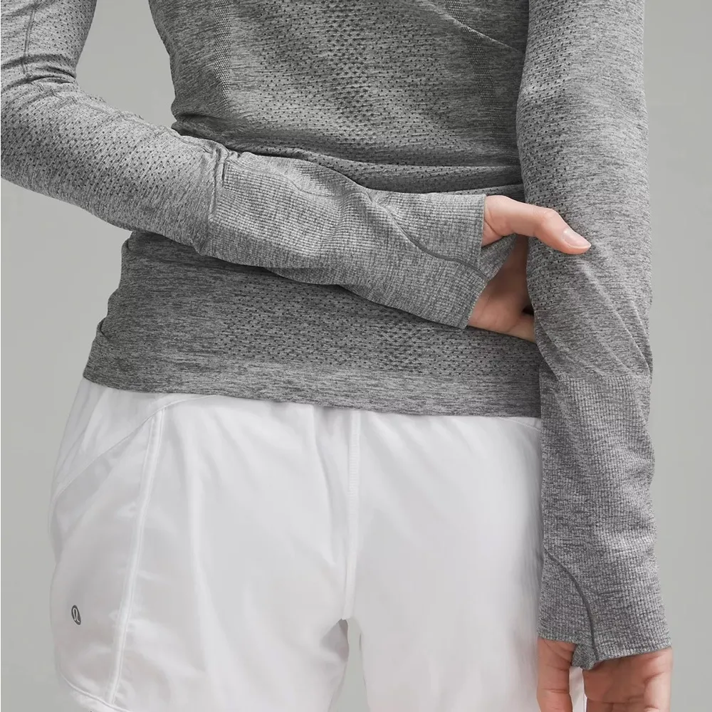 Grey Swiftly Tech Long Sleeve Shirt 2.0 Lululemon - Image 9