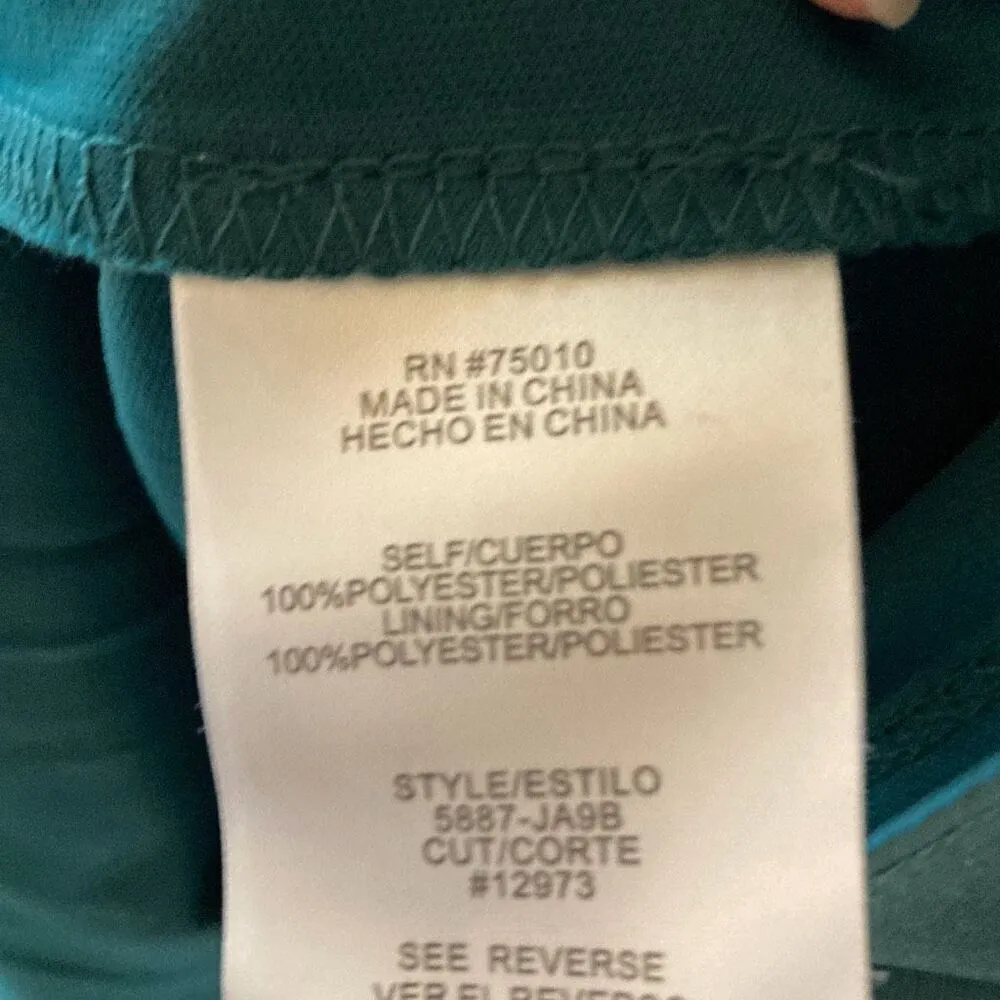 City Studio Floral Fit and Flare Cocktail Party‎ Dress Size 1 (Juniors) (M2) NWT Green - Image 15