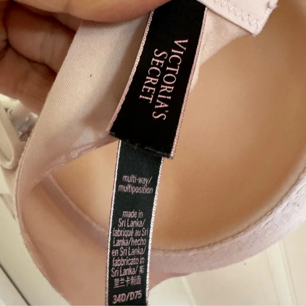 Victoria’s Secret pink strapless bra size 34D - Image 6