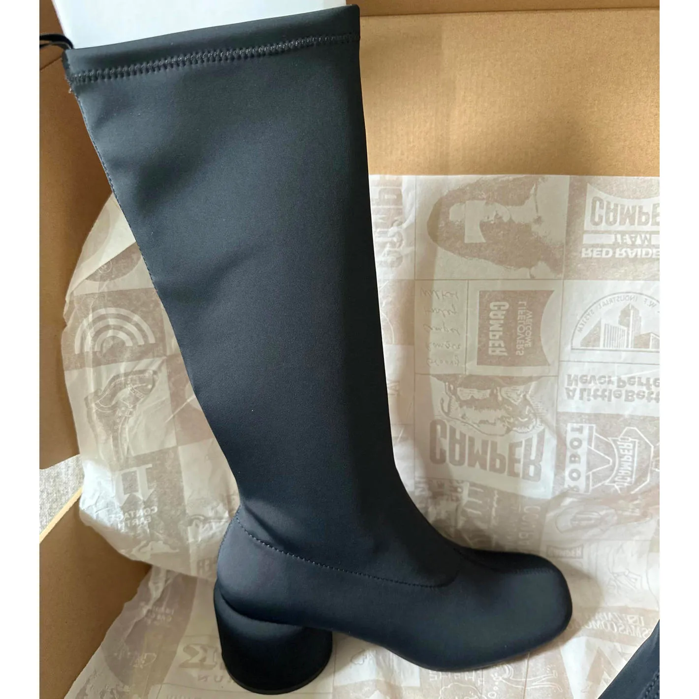 Camper Niki Mid Calf Boot BLACK NWT Size 7 / 37 EU - Image 8