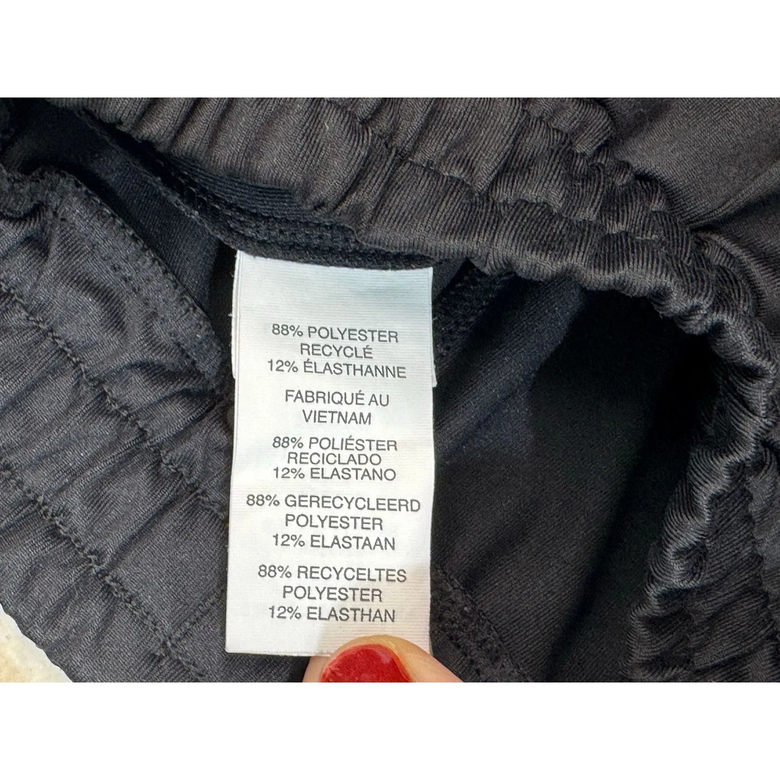 Vuori Black Courtside Track Pants Athletic Performance Comfort Women's Small - Image 6