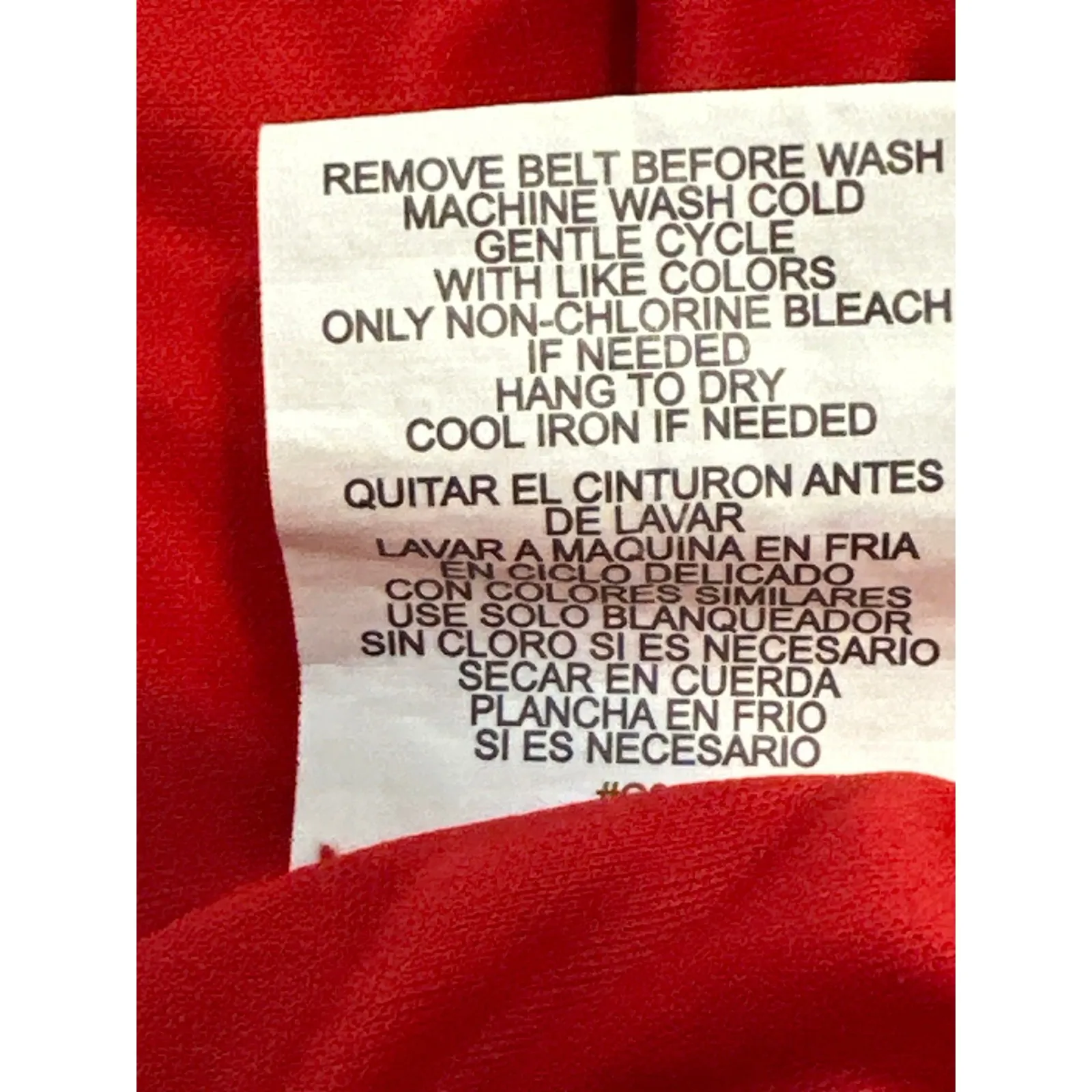 Lily Rose Spaghetti Strap Hi-Low Lined Sundress Red Women's Size Large - Image 7