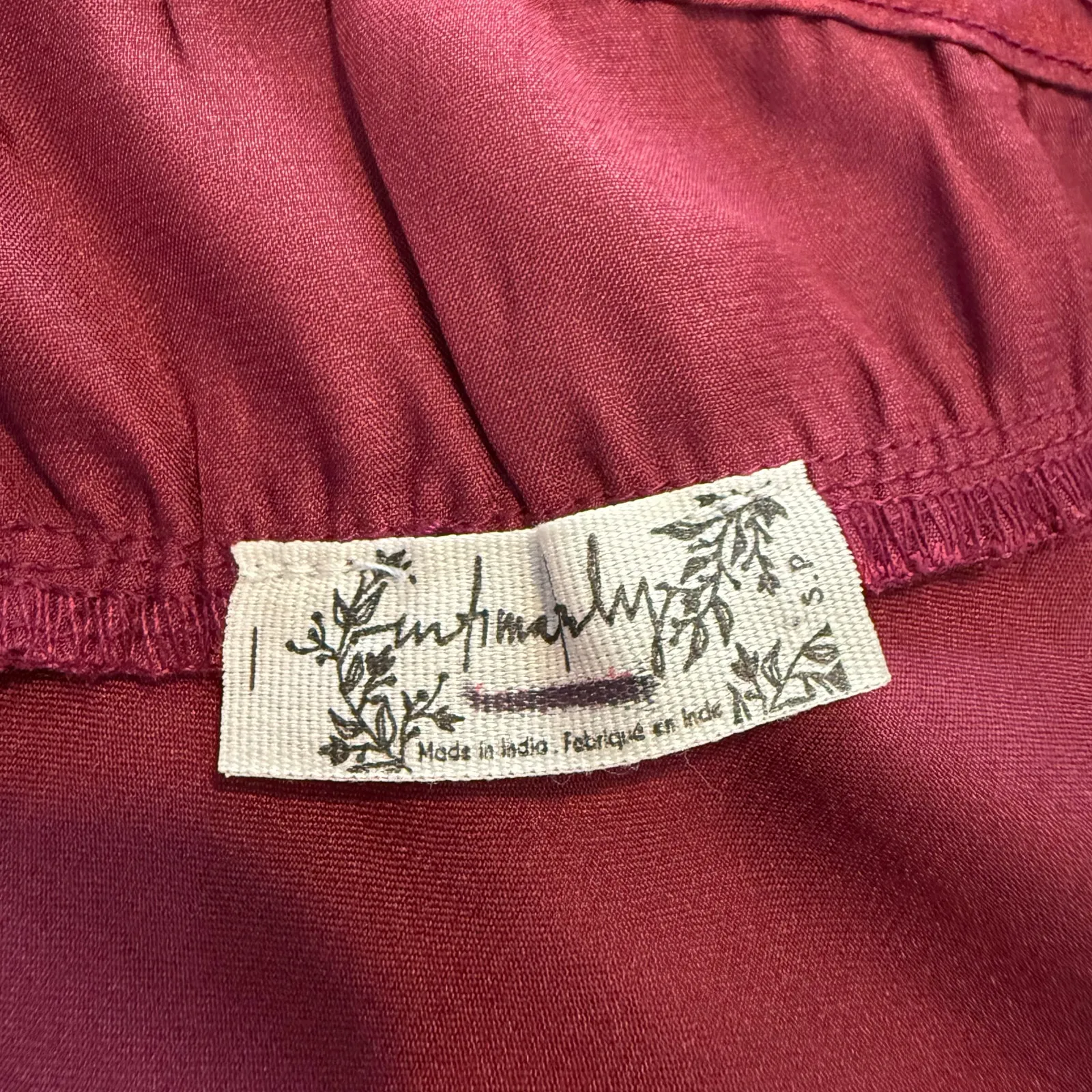 Free People mini dress satin mini slip floral embroidery Small - Image 6