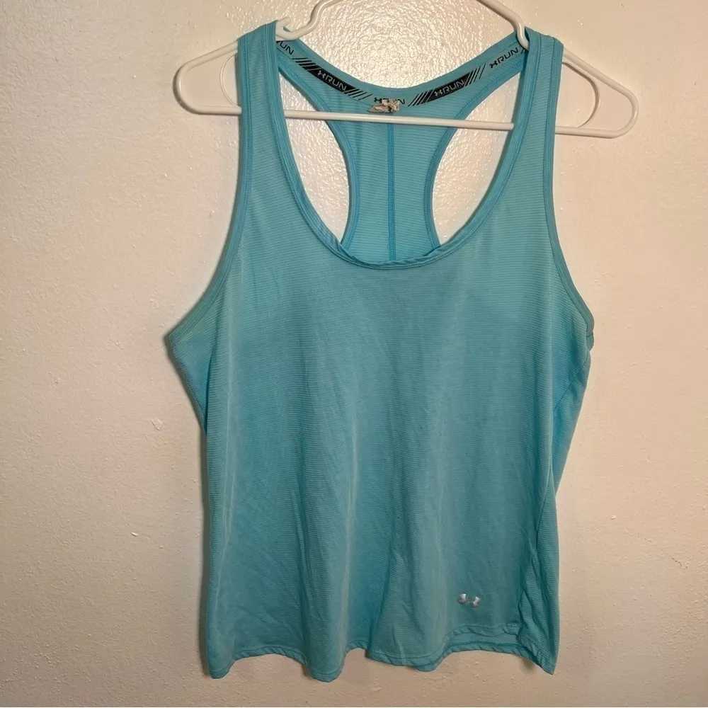 Under Armour Run Racerback Tank Top Light Blue - Image 3
