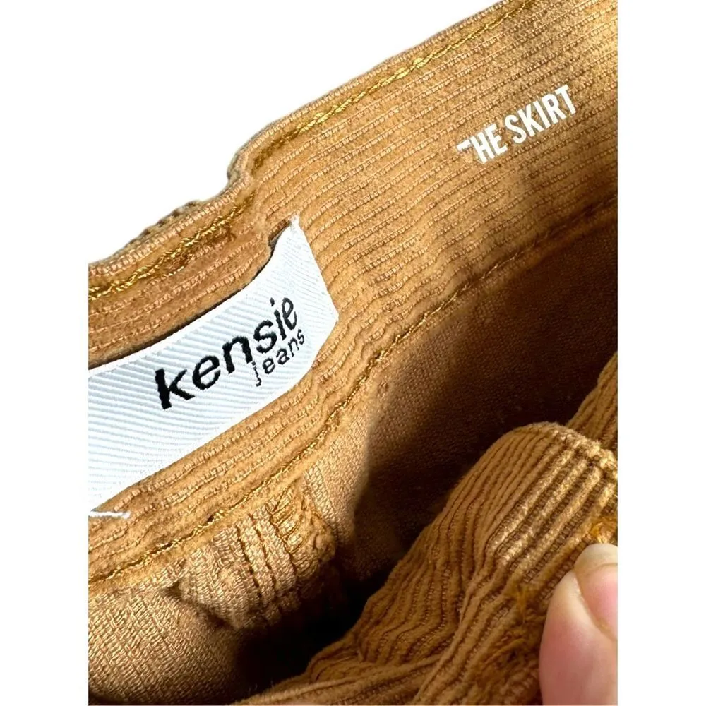 High Rise button down corduroy Skirt Kensie NWT - Image 4