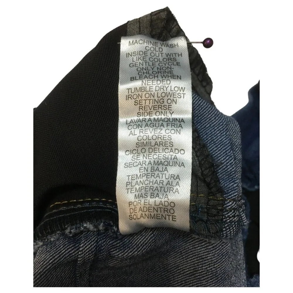 Democracy Jeans Womens 6 Ab Solution Jegging Booty Lift Mid Rise Skinny Blue - Image 6