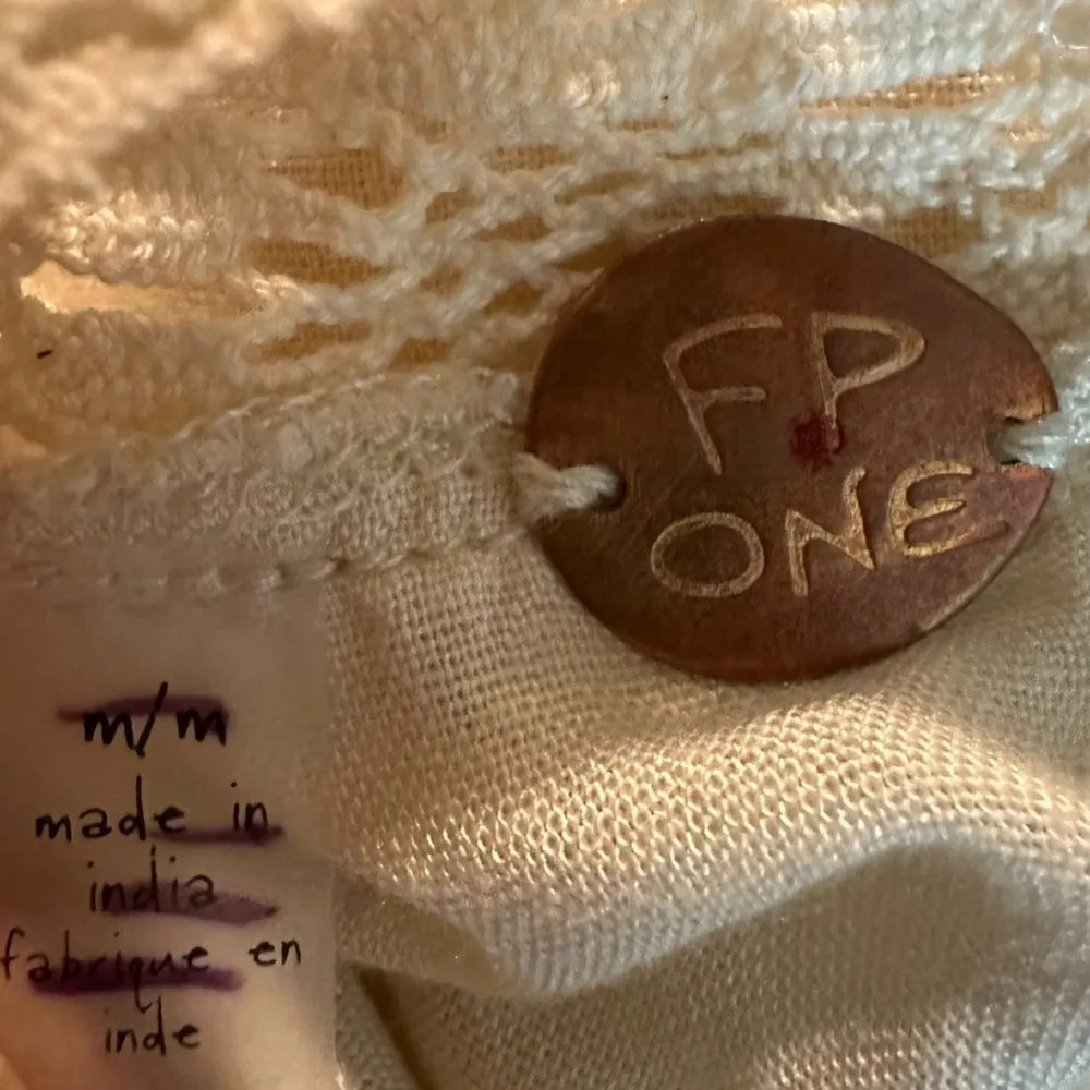 Free People Ethereal Edwardian Romantic Dainty Lace Mini Dress Ivory Medium NWT - Image 11