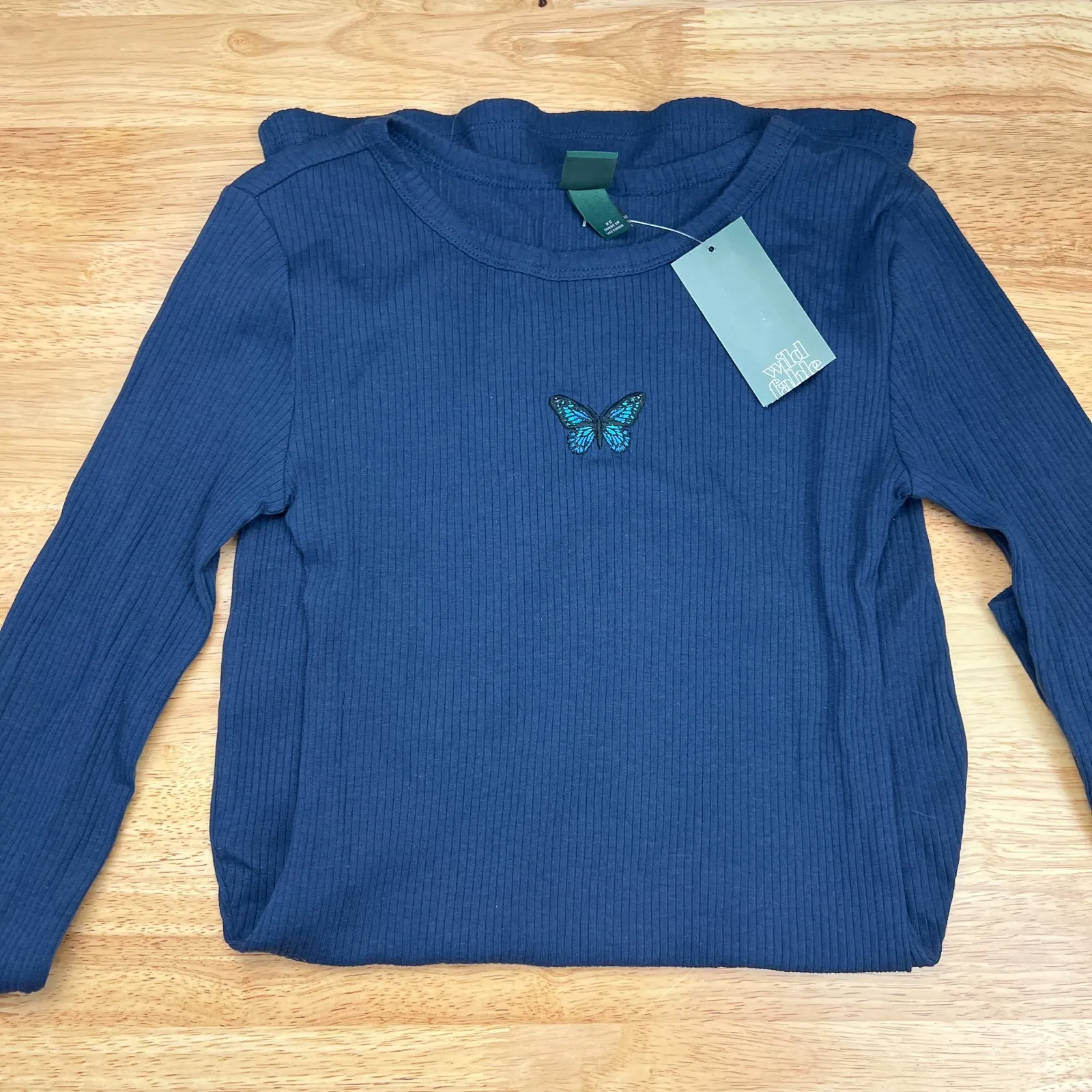 Wild Fable Women's Navy Long Sleeve Bodycon Dress - Size XS - NWT - Image 7