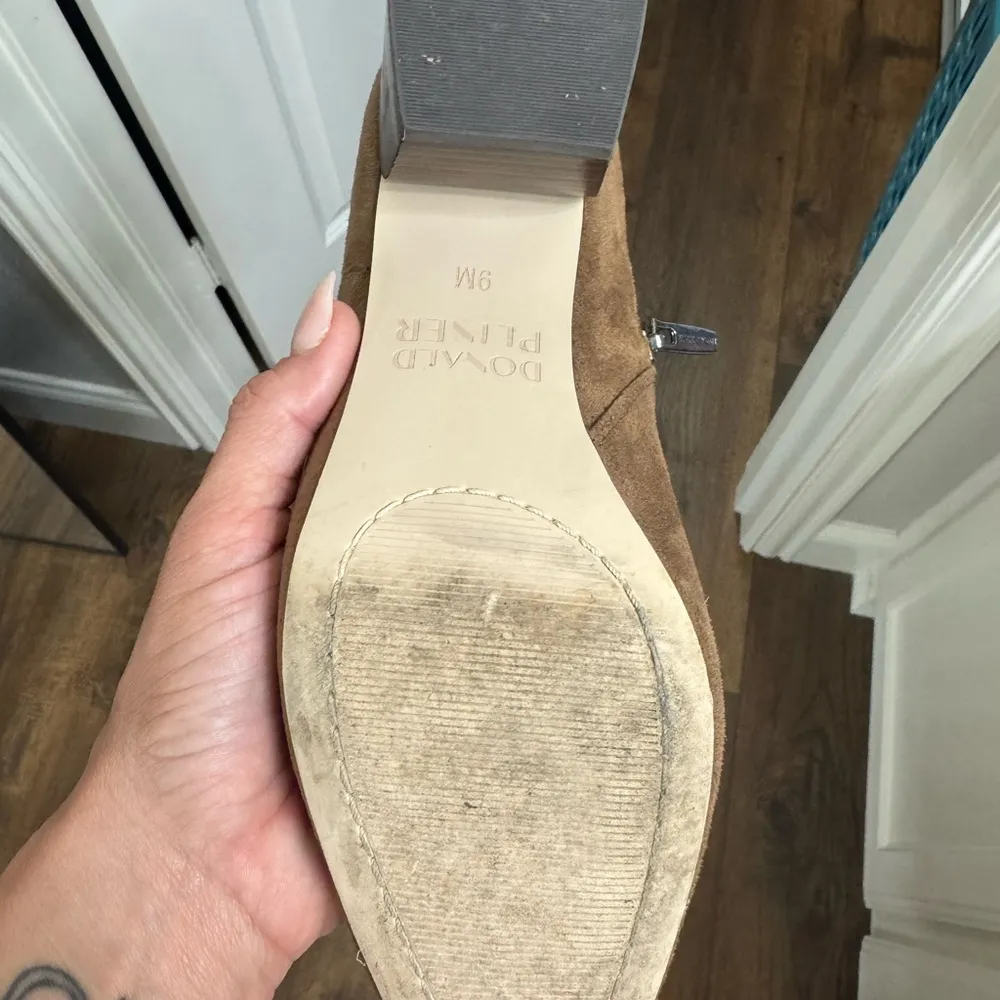 Donald Pliner  Brown Suede Ankle Boots - Image 6