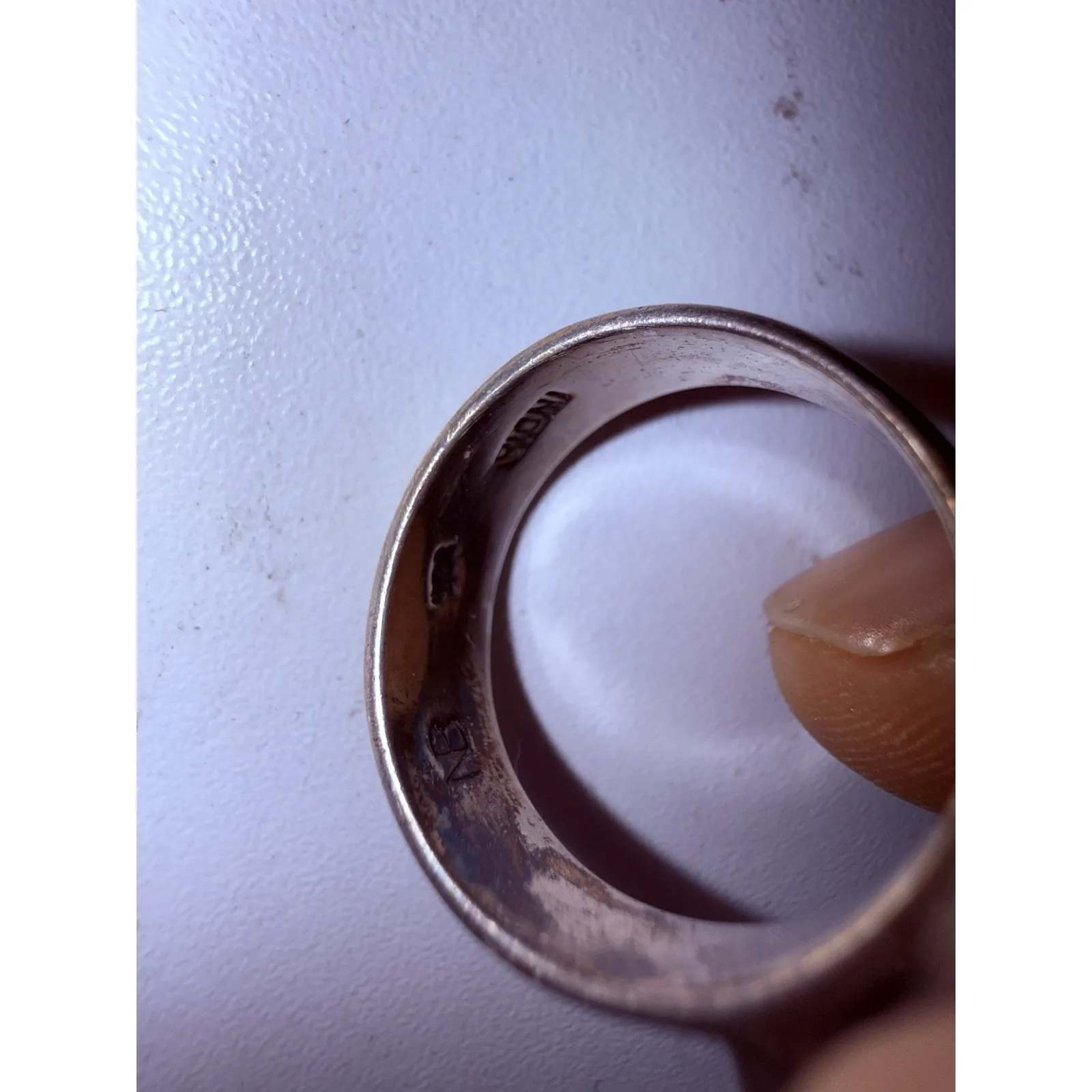 Rainbow Moonstone Faceted Gemstone 925 Sterling Silver Cz Ring Sz 8 VTG - Image 4