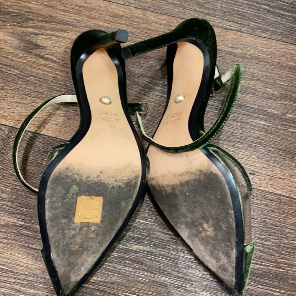 ALEVI Velvet & Plexi Pumps Size 8 - Image 5