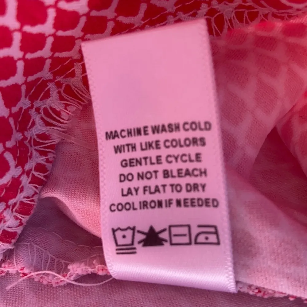 CounterParts Women’s Pink Print Pencil MIDI Skirt Size 6 - Image 7