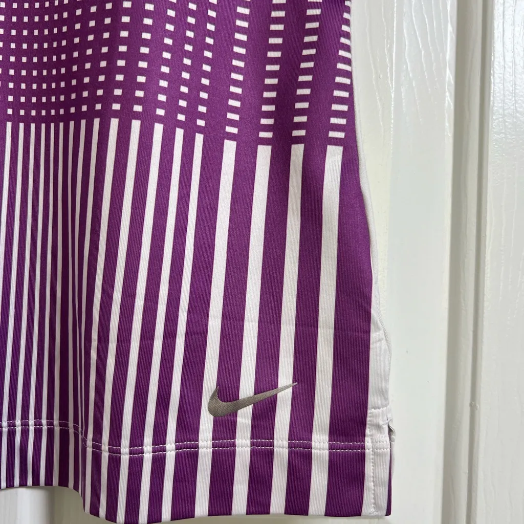 Nike golf‎ Purple and White Patterned Tank Top - Image 9