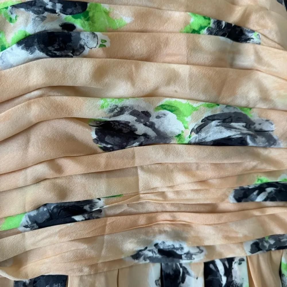 MOSCHINO Cheap and Chic Watercolor Silk Floral Dress - Image 3