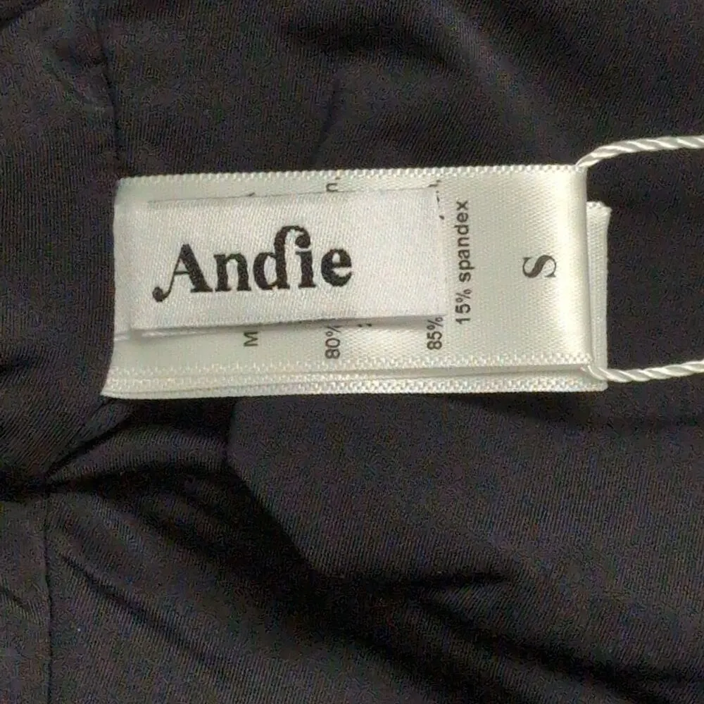 Andie Symi One Piece Black Swimwear Bathing Suit Size S New - Image 10