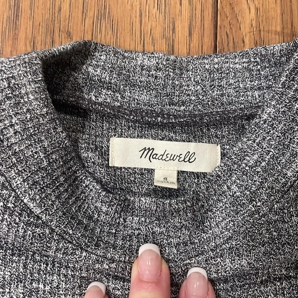 Madewell Marled Mock Neck Swingy Tank Dress size S - Image 5