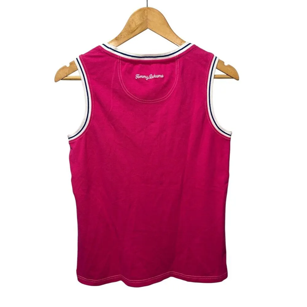 Tommy Bahama Golf Active Women's Sleeveless Pullover Tank Size Small Pink - Image 2
