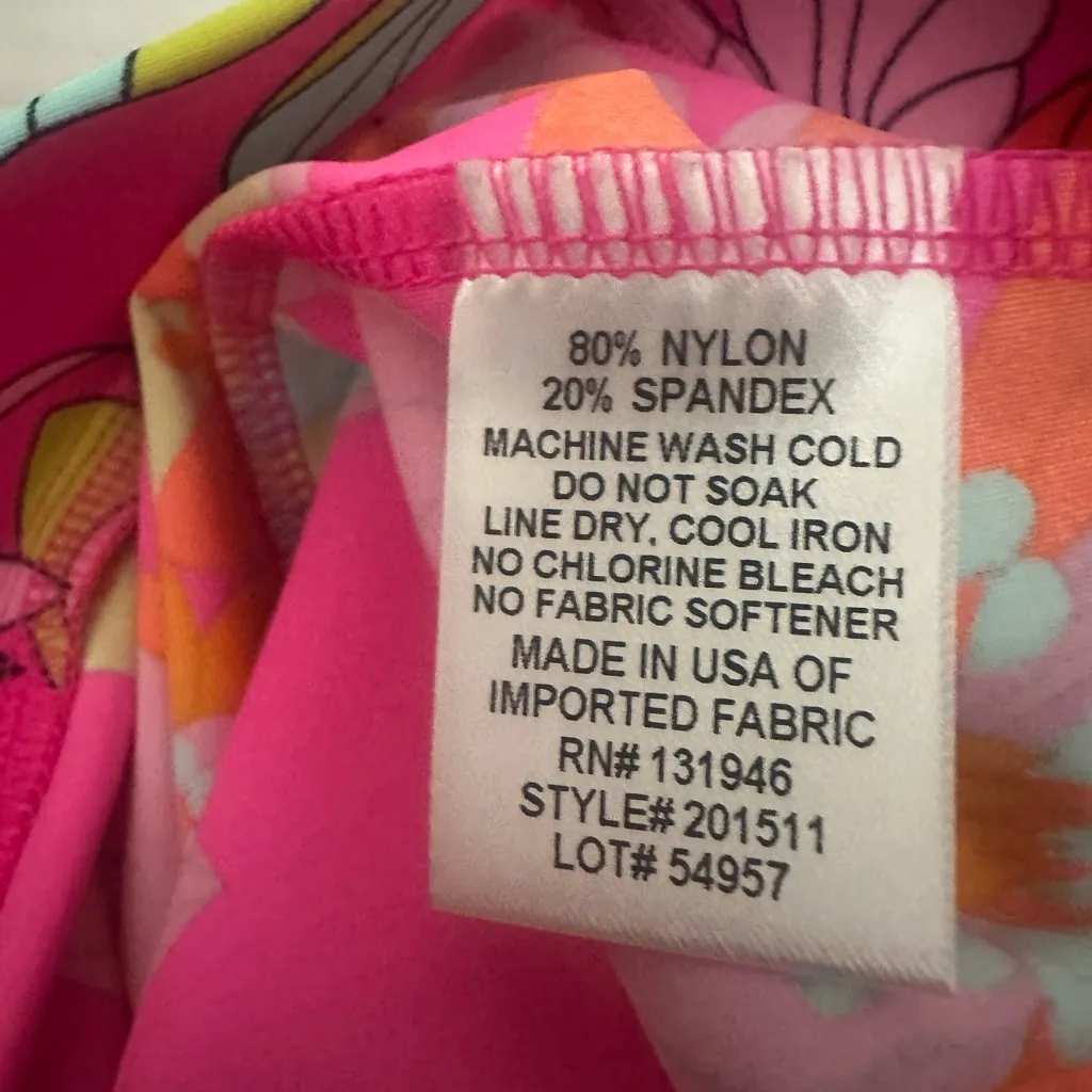 Jude Connally Trixie Cropped Pants Jude Cloth Size XXL In Pink Peacock NWT - Image 5